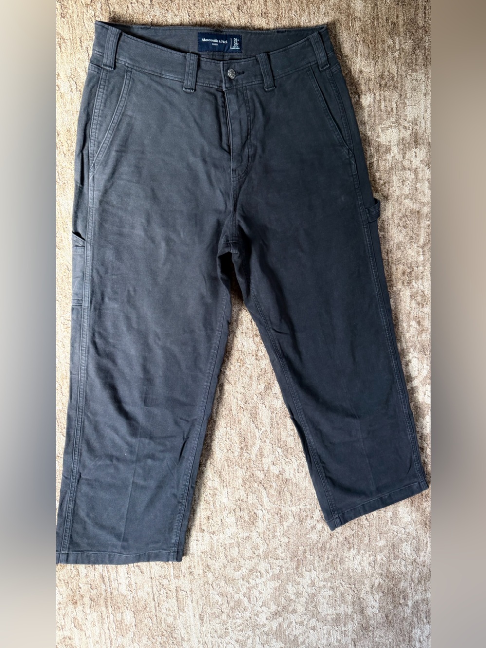 Abercrombie & Fitch Loose Workwear Cargo Brown 28x28